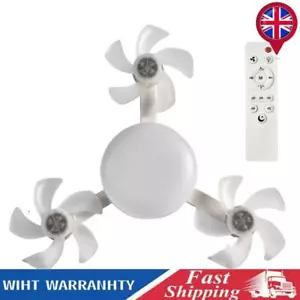 E27 Drone Fan with LED Light Remote Control Hanging Fan Ceiling Fan (3 Heads) - Picture 1 of 8