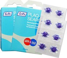 TePe PlaqSearch Advanced Disclosing Tablets Pack of 80 New & Lod Plaque Tablets