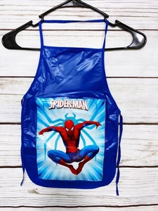 Spider-Man Jungen Blau Vinyl Schürze Kochen Basteln Handarbeit Mandil - Bild 1 von 5