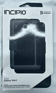 Incipio Clarion Folio Shock Case for Samsung Galaxy Tab E 8.0 - Black 