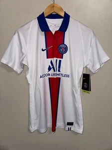Maglia calcio Nike Paris Saint-Germain 2020/21 away bianca CD4406-101 donna M - Foto 1 di 6