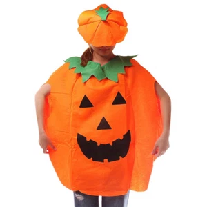 1 Set Zucca Halloween Adulto Vestito Vestiti Costume Halloween Set di Costume Cappello - Foto 1 di 5