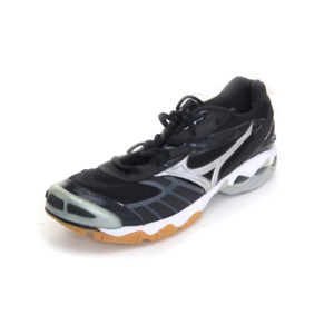 NWOB mizuno wave bolt sneakers shoes lace up fitness running black womens 10.5