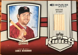 2005 Donruss Bat Kings Lance Berkman #BK-12 Houston Astros #’d 031/250 - Picture 1 of 3
