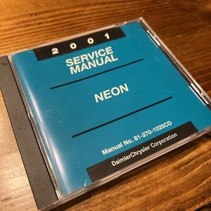 2001 Dodge NEON Service Manual CD DEALERSHIP COPY ASE 81-270-1025CD  Original - Bild 1 von 5