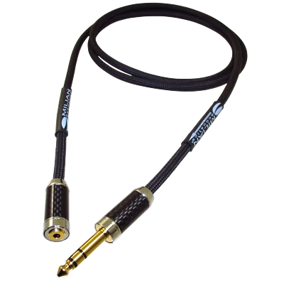 3.5 mm Mini Jack to 6.3 mm Plug TRS Stereo Adapter Cable - Image 1 of 4