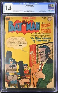 1951 BATMAN 68 CGC 1.5 Two-Face Coin Flip COVER - Picture 1 of 2