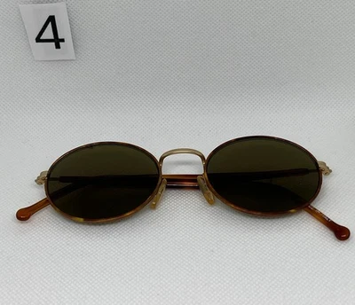 Круглые солнцезащитные очки Tommy Hilfiger TH 1141 сделано в Италии коричневые/золотистые 49-19-140 - Изображение 1 из 4