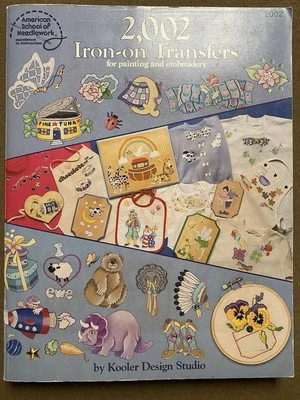 2002 Iron-On Transfers Painting Embroidery American School Of Needlework/Kooler - Image 1 of 3