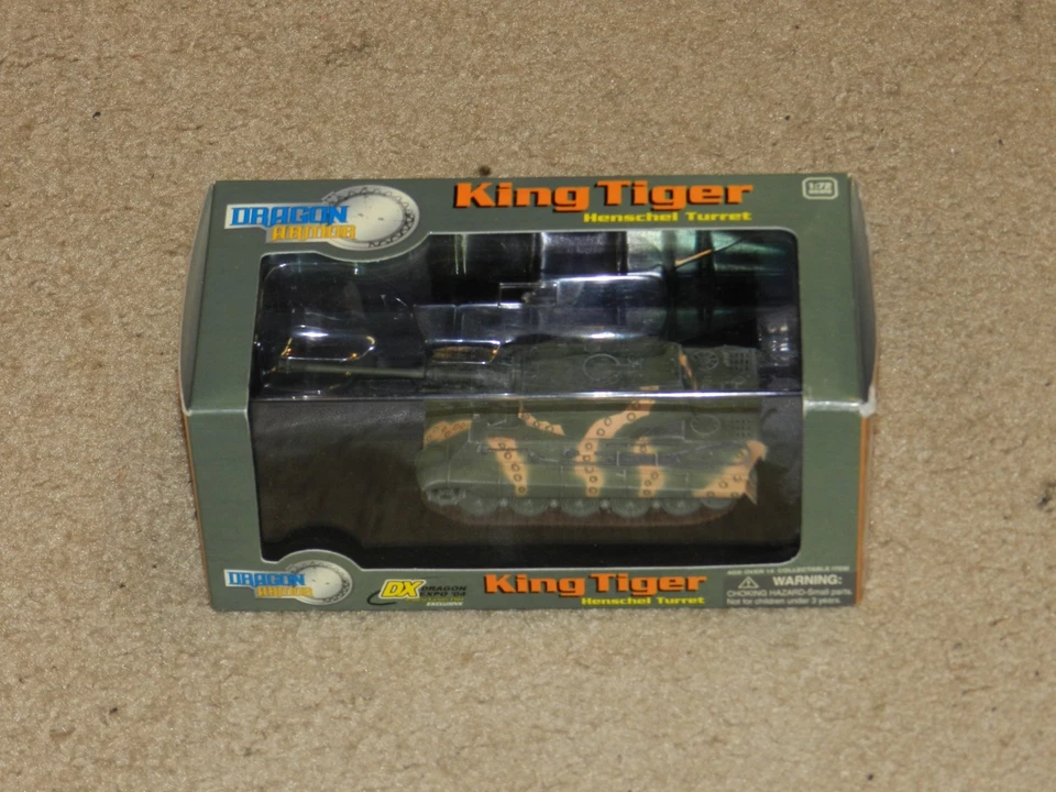 Dragon Armor 1:72 King Tiger sPzAbt 511 Henschel Turret DX04 Version NEW 60100 - Image 1 of 1