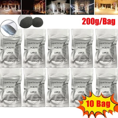 10 Sacchetti Macchina Spark Freddo Polvere 200g Sacchetto 2-5M Gamma Effetto Fase Interno (2kg) - Immagine 1 di 4