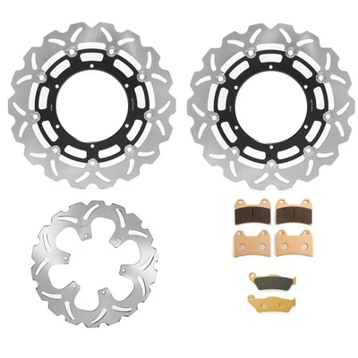 Full Set Brake Rotors Pads For KTM 1050 1090 1190 Adventure 1290 Super Adventure - Image 1 of 4