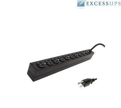 APC AP9562 Rack PDU Basic, 1U 15A Input : 5-15P 120V, Output: (10)NEMA 5-15R - Image 1 of 3