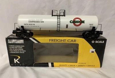K-LINE O K6334-8017 ALUMINUM CARDOX Corp. W/ LIQUIFIED CARBON DIOXIDE TANK CAR - Image 1 of 4