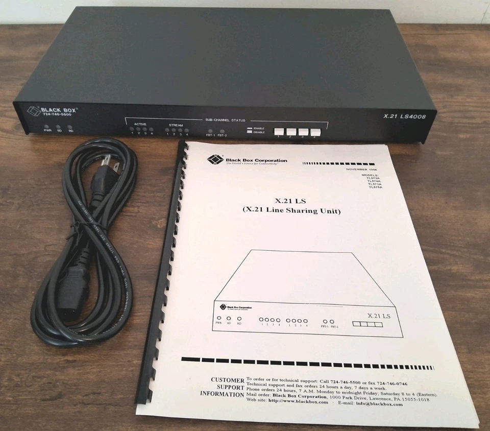 Black Box Corporation TL574A X.21 LS Line Sharing Unit Module Replacement Part - Image 1 of 4