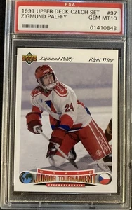 Ziggy Palffy 1991-92 Upper Deck Czech World Junior Tournament #97 RC PSA 10 Rare - Picture 1 of 2
