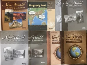 ABEKA ❤️ 6th Grade New World History & Geography STUDENT & TEACHER 9pc FULL SET - Picture 1 of 10