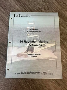 CATÁLOGO FOLLETO BARCO ELECTRÓNICA MARINA RAYTHEON 1994 DE COLECCIÓN - Imagen 1 de 2