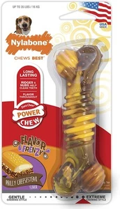 Nylabone DuraChew Flavor Frenzy Cheesesteak Bone Wolf Size  Toy for Dogs - Picture 1 of 2