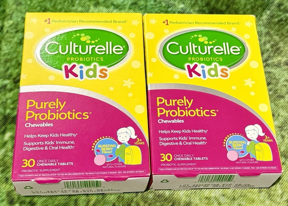 Culturelle Probiotic Chewable Tablets for Kids - 30 Count