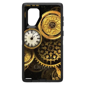 OtterBox Defender for Galaxy Note (Choose Model) Clocks Clockwork Gold - Picture 1 of 11