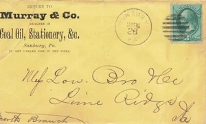 MURRY & CO. - Coal Oil, Stationery - Sunbury, PA - Picture 1 of 1