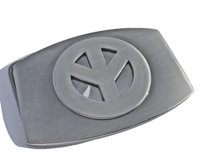 New Men Women Peace Sign Belt Buckle Symbol Dove Peace-Lover-Keeper Metal Silver - Image 1 of 4