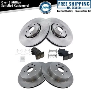Front & Rear Ceramic Disc Brake Pad & Rotor Set LH & RH Sides for GS350 GS450H - Picture 1 of 10