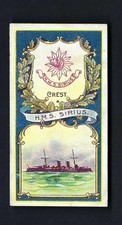 HILL - BATTLESHIPS & CRESTS - #15 HMS SIRIUS