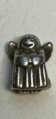 Original Pandora  Schutzengel  790337 Engel  Bead 925 Silber Charms Element  60e - Bild 1 von 3