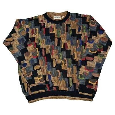 Vintage Travel Smith Coogi Style Sweater Men L Crewneck Pullover Cosby Biggie Foto 1 de 4