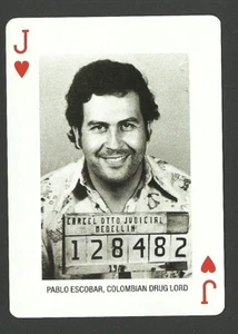 Pablo Escobar Famous Single Playing Card - Imagen 1 de 2