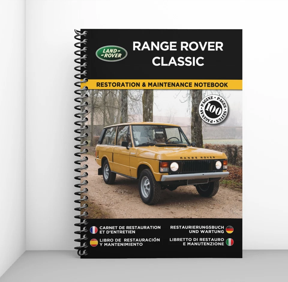 RANGE ROVER CLASSIC : Libretto Di Restauro E Manutenzione - CONSEGNA GRATUITA - Immagine 1 di 4