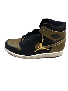 Nike Air Jordan 1 High OG Black Metallic Gold DZ5485-071 Men’s Shoes Size 9.5 - Picture 1 of 9