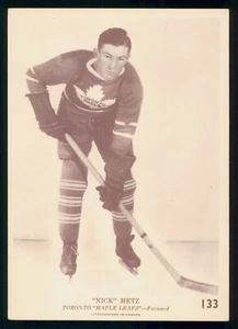 1940-41 OPC O-PEE-CHEE V301-2 # 133 NICK METZ 15654 - Imagen 1 de 2