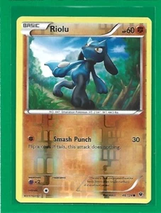 Pokémon TCG XY Fates Collide Riolu #46/124 Common Reverse Holo - Picture 1 of 2