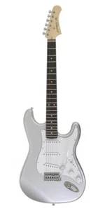Photogenic Electric Guitar ST type ST-180/SV silver [Soft case/shield/ad - Picture 1 of 6