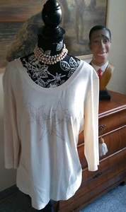 Tolles Sternchenshirt ⭐ MARC CAIN ⭐kühler Stretch in Gr. 38 - Bild 1 von 5