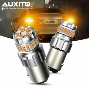 AUXITO 1157 380 LED Error Free BAY15D P21/5W Indicator Signal Light Bulbs Amber - Picture 1 of 14