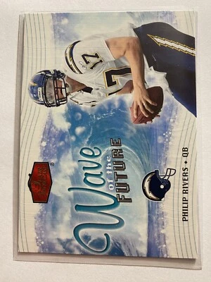 2006 Flair Showcase Wave of the Future Philip Rivers #WOTF21 San Diego Chargers - Image 1 of 2