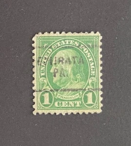 Ephrata, Pennsylvania Type 703 Precancel - 1 cent Franklin - U.S. #632 - PA - Picture 1 of 1