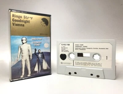 Ringo Starr GOODNIGHT VIENNA Cassette**UK 1ST ISSUE 1974** Paper Labels RARE VG+ - Image 1 of 4