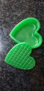 resin green heart shaped box - Picture 1 of 3