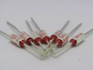 RY Sicherung Temperatur Thermo 250V 10A 105C 221F Axial 10 Ampere 105°C 221°F TF 105 - Bild 1 von 22