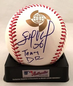 Miami Marlins Edinson Volquez Signed 2017 WBC Baseball Team DR COA - Picture 1 of 1