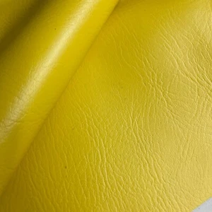 36cm x 36cm Square Yellow FR Faux Leather Patch Fabric Chair Cushions Waterproof - Picture 1 of 1