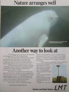 4/1977 PUB LMT AVIONIK RADAR MICROTACAN BELUGA DETECTION SYSTEM ORIGINAL ANZEIGE - Bild 1 von 1