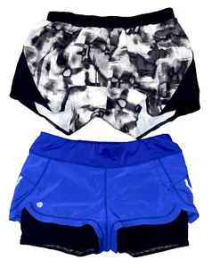 2 Pair ATHLETA & Under Armour Running Gym Workout Athletic Shorts Size S Small - Picture 1 of 6