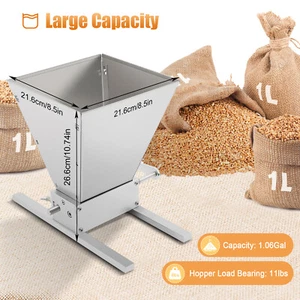 Verstellbare Malzmühle Getreidemühle Hand Heimbrauer Schrotmühle Crusher Brewer - Bild 1 von 12