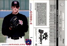 Jimmy Gobble 2002 Grandstand Wichita Wranglers #13 Card *AutographDen*